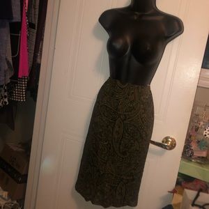 Long Flowy Hippie Skirt from Le Chateau
